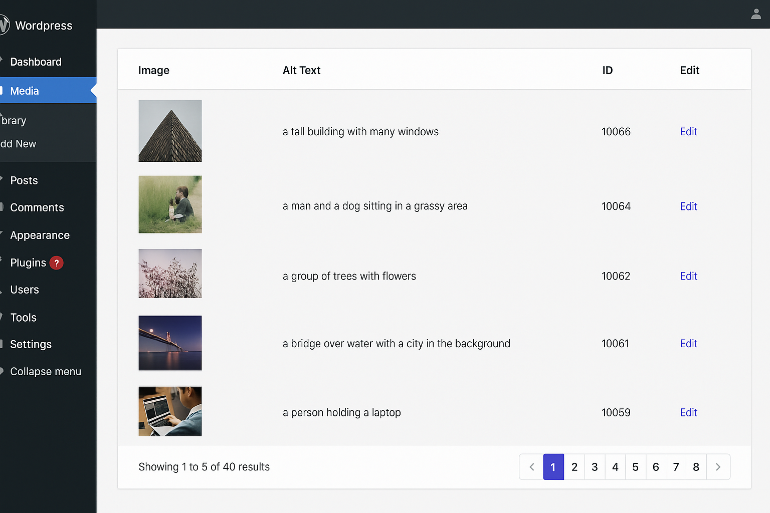 Altly wordpress plugin snapshot